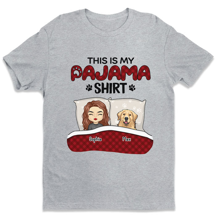 This Is My Pajama Shirt - Dog & Cat Personalized Custom Unisex T-shirt, Hoodie, Sweatshirt - Gift For Pet Owners, Pet Lovers