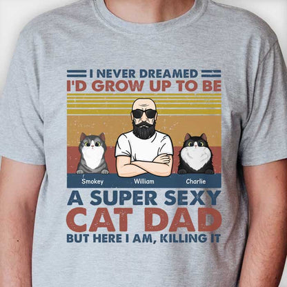 Custom Unisex T-shirt, Hoodie - Personalized Birthday Gifts For Cat Lovers, Cat Mom And Dad - The Ultimate Cat Dad