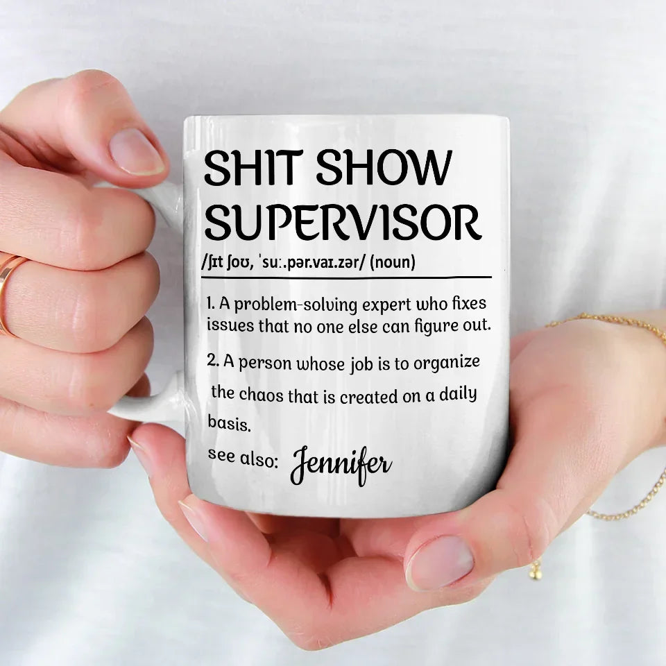 Custom Mug - Personalized Funny Gifts For Best Friends, Family, Coworker, Work Bestie - A Problem Solving Expert