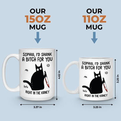 Sip Coffee, Share Laughs, Support Each Other - Friend Personalized Custom Mug - Christmas Gift For Best Friends, Sisters, Family Members, Coworkers