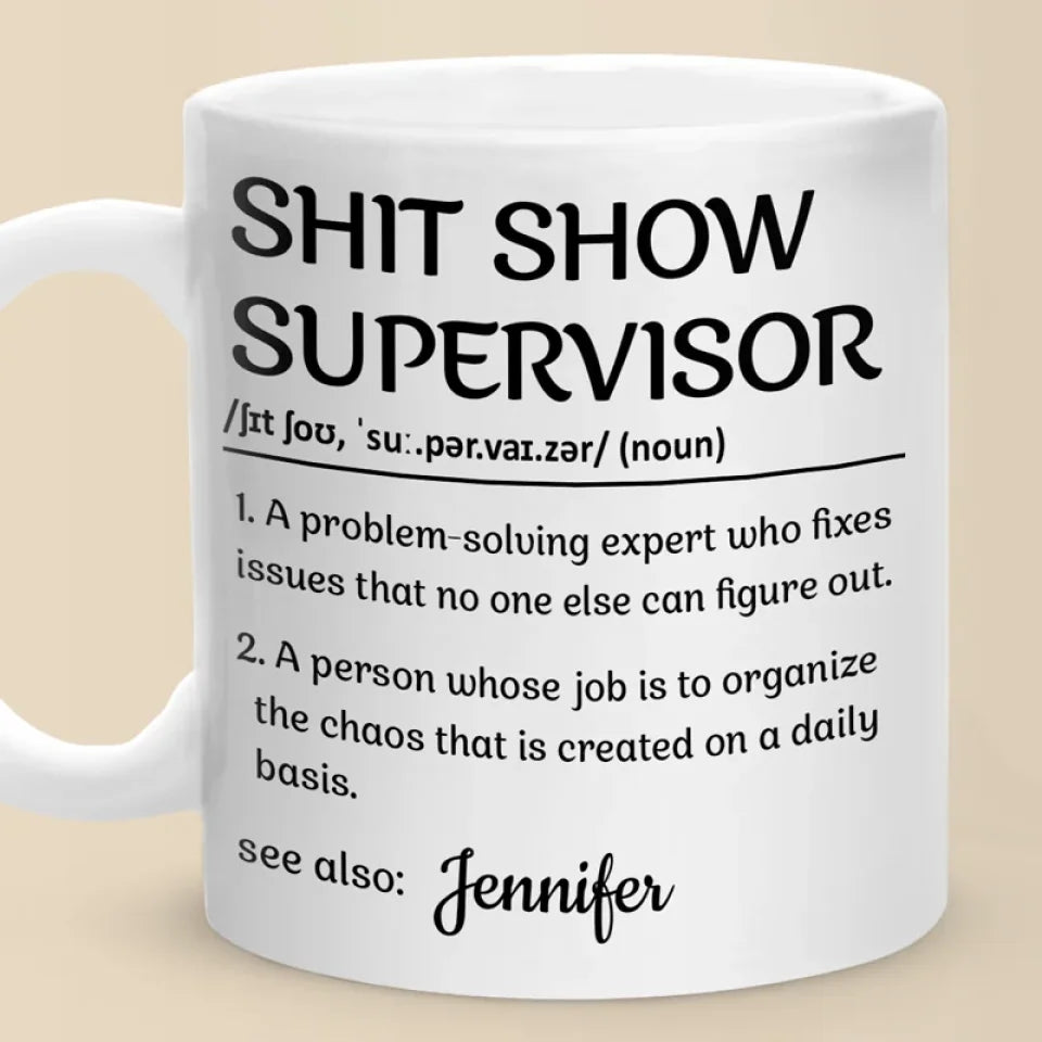 Custom Mug - Personalized Funny Gifts For Best Friends, Family, Coworker, Work Bestie - A Problem Solving Expert