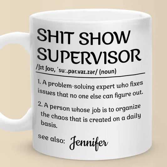 Custom Mug - Personalized Funny Gifts For Best Friends, Family, Coworker, Work Bestie - A Problem Solving Expert