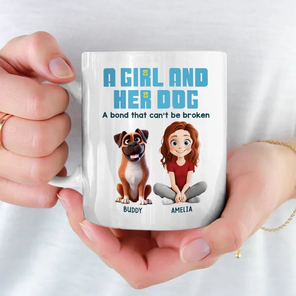 Dogs Make Lives Whole - Dog Personalized Custom Mug - Gift For Pet Owners, Pet Lovers