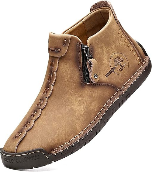 Men's zip-up casual shoes