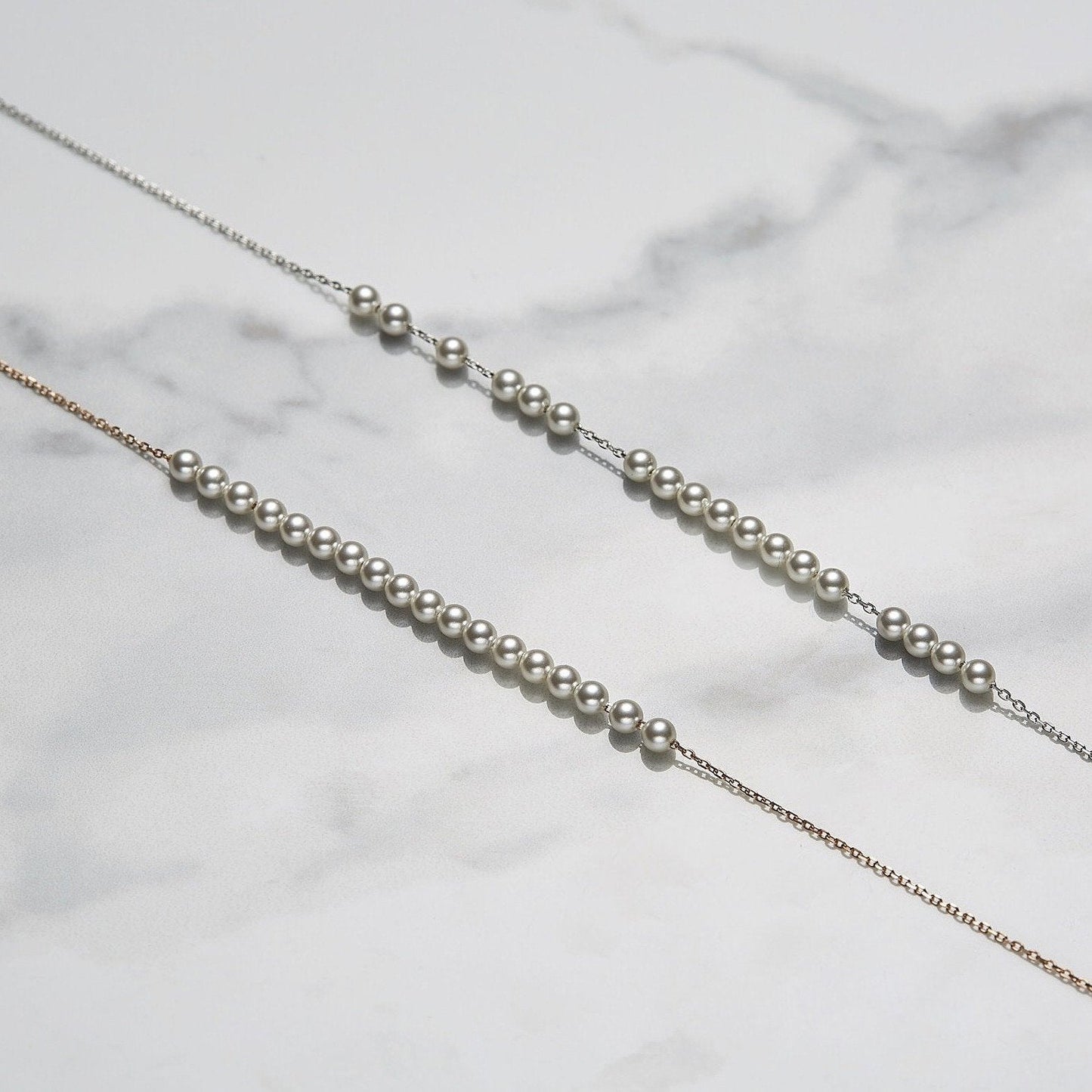 Relay pearls necklace