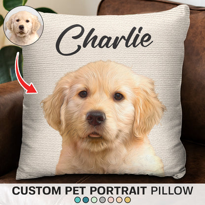 Custom Photo I Love My Dog - Dog & Cat Personalized Custom Pillow - Christmas Gift For Pet Owners, Pet Lovers