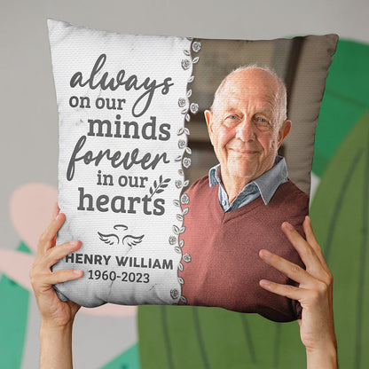 Custom Photo Have No Fear - Memorial Personalized Custom Pillow - Sympathy Gift For Family Members