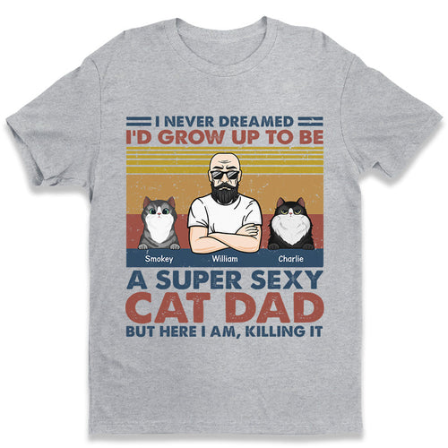 Custom Unisex T-shirt, Hoodie - Personalized Birthday Gifts For Cat Lovers, Cat Mom And Dad - The Ultimate Cat Dad