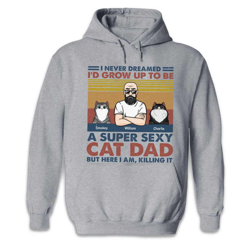 Custom Unisex T-shirt, Hoodie - Personalized Birthday Gifts For Cat Lovers, Cat Mom And Dad - The Ultimate Cat Dad