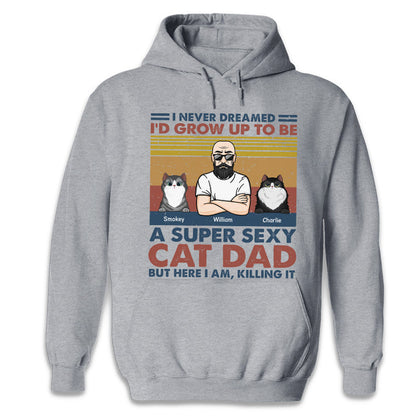 Custom Unisex T-shirt, Hoodie - Personalized Birthday Gifts For Cat Lovers, Cat Mom And Dad - The Ultimate Cat Dad